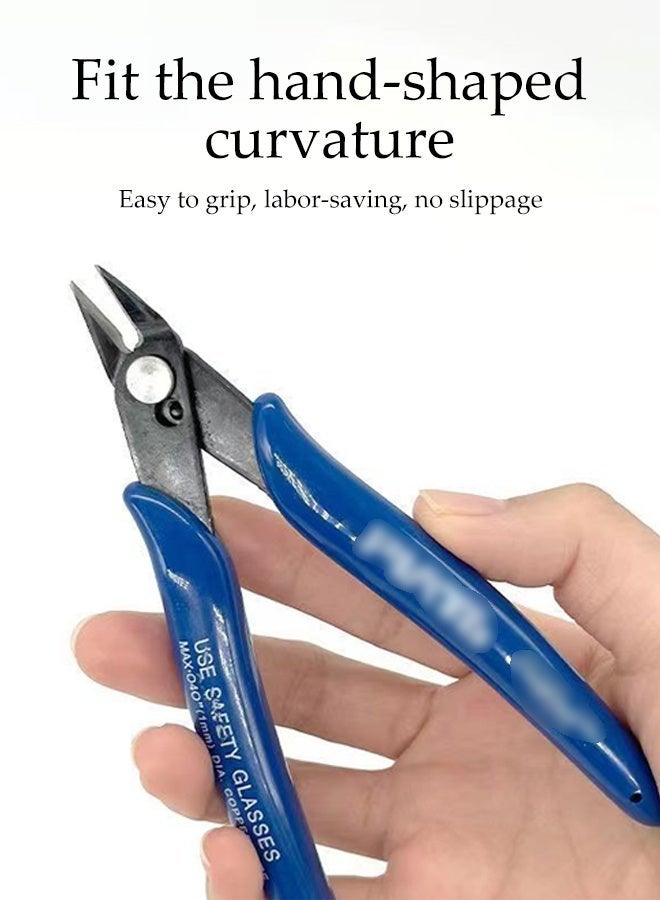 DUNISO Wire Cutters,Side Cutters Flush Cut Pliers,with Non-Slip Handle,Durable, Sturdy, and Labor-Saving,for Electronics, Jewelry, 3D Printing, and Crafts,Trim Copper Wires and Plastic Burrs ﻿ ﻿ - Image 4